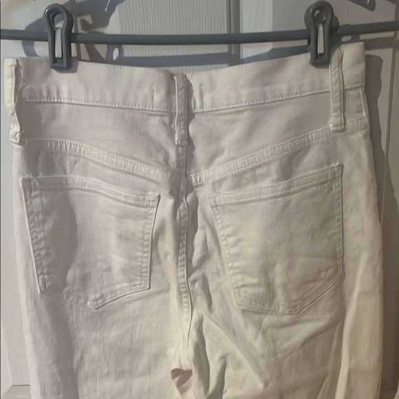 MADEWELL The Perfect Vintage Crop Jeans,white button front jeans women’s size 25 - Picture 9 of 13